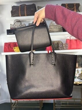 LOUBOUTIN TOTE W/ POUCH